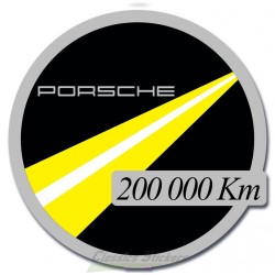 Porsche km 100000 decal