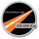 Porsche km 100000 decal