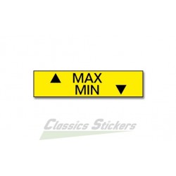 Bosch RPM Transducer Decal