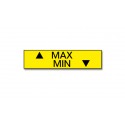 Etiquette Max Min