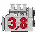 Porsche Engine 3,8
