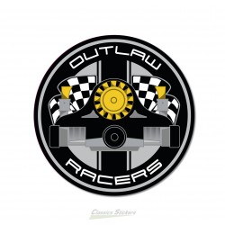 Sticker Outlaw Racers