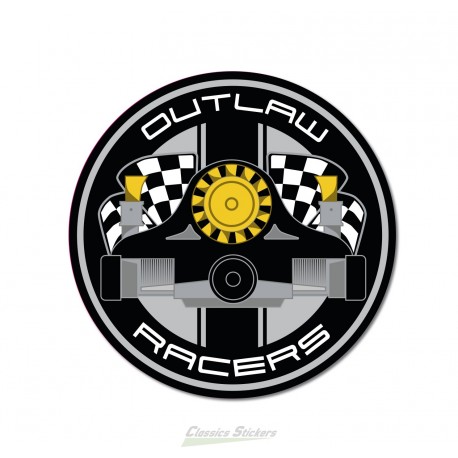 Sticker Outlaw Racers