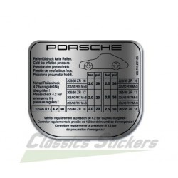 Tire pressure Boxster 986 Phase 1