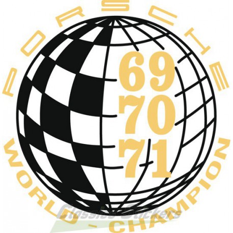 Champion du monde 69-70-71 / World Champion