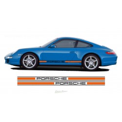Bandes latérales Porsche Bicolor