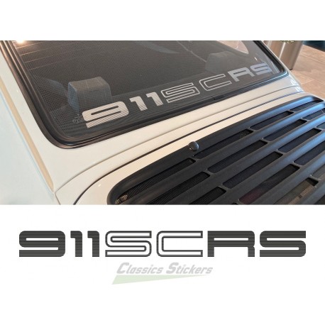 911 SC RS lettering