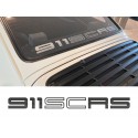 911 SC RS lettering