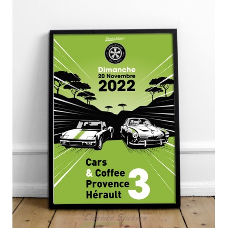 Affiche Cars & Coffee Provence 3