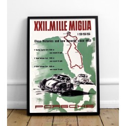 Mille Miglia motor racing poster