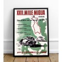 55 Mille Miglia motor racing poster