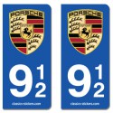 Kit 2 blasons Porsche 912