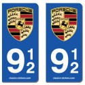 Kit 2 blasons Porsche 912