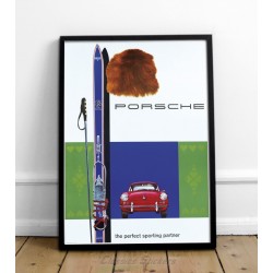 Advertising Porsche 356 poster