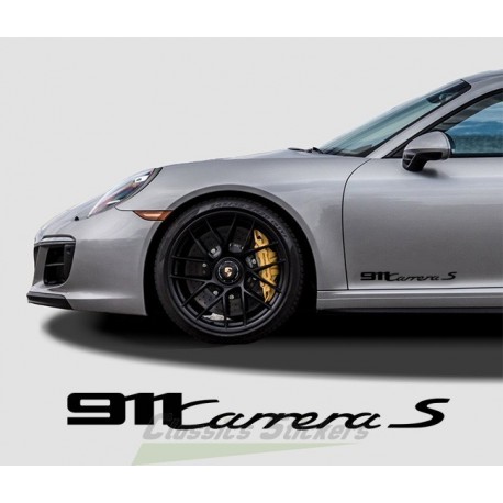 Lettrage 911 Carrera S moderne