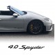 4.0 Spyder lettering