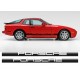 Gradient color Porsche strips