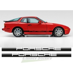 Gradient color Porsche strips