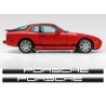 Gradient color Porsche strips