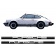 Gradient color Porsche strips