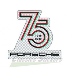 sticker 75 ans transparent