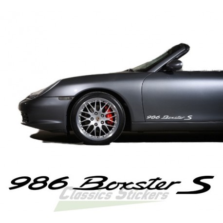 986 Boxster S Sticker