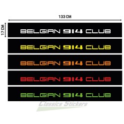 Bandeau pare soleil Belgian 914 Club