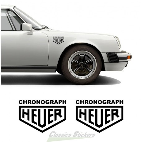 2 Heuer lettering