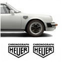 2 Heuer lettering