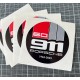 60 years of the 911 round sticker