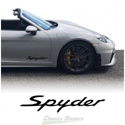 Spyder lettering