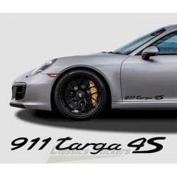 911 Targa 4S lettering