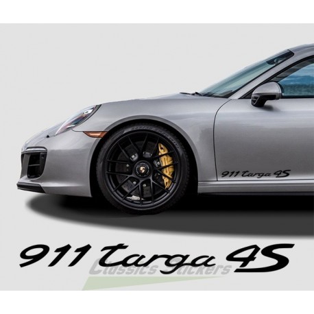 911 Targa 4S lettering