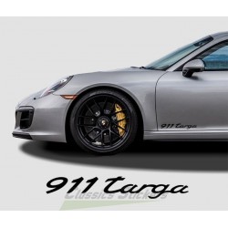 911 Targa lettering