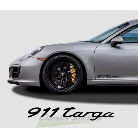 911 Targa lettering