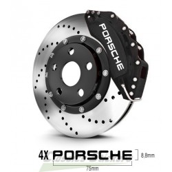 Kit 4 stickers of Porsche lettering for brake 964 type
