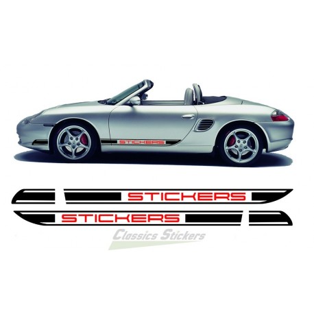 Bi-color Side bands Boxster