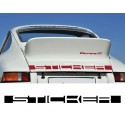 2.7RS style engine hood sticker