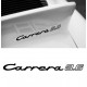 Carrera 3.6 lettering