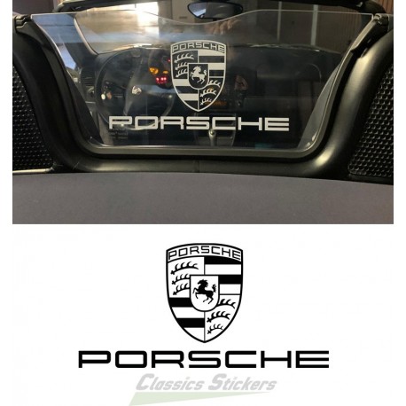 Decal Porsche for Wind screen