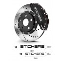 Kit 4 stickers of Porsche lettering for brake