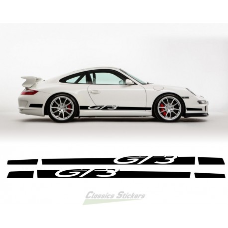 Kit bandes latérales 997 GT3 modèle 2