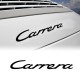 Carrera lettering for hood