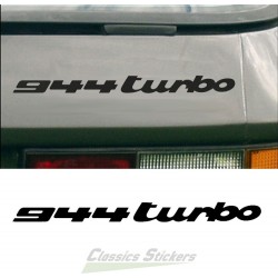 PORSCHE 924 turbo Rear Hatch Decal