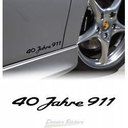 Lettrage 40 Jahre 911