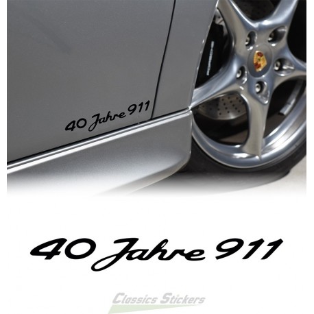 Lettrage 40 Jahre 911