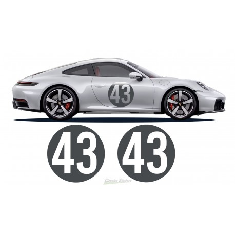 Kit 2 ronds style GTS Le Mans