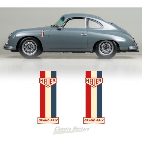 Kit 2 stickers Heuer Grand Prix