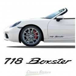 718 Boxster lettering