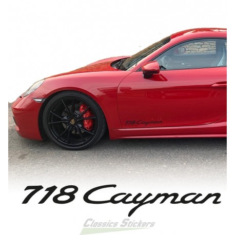 Lettrage 718 Cayman